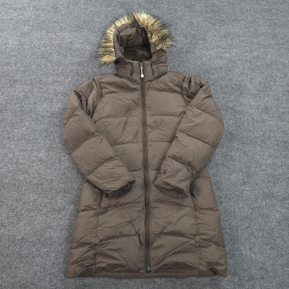Mountain Hardwear Jacket Womens XS Brown Downtown Coat Down Puffer‎ Winter Parka